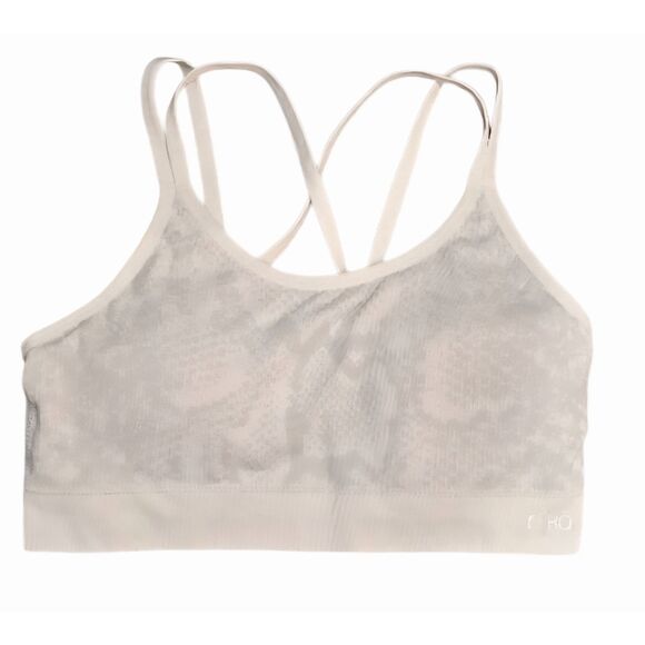 Ryka Snakeskin Padded Seamless Sports Bra - Picture 1 of 5